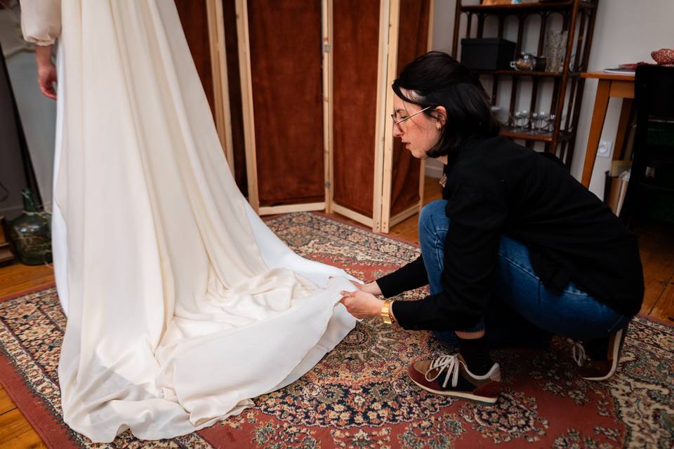 Essayage de robe