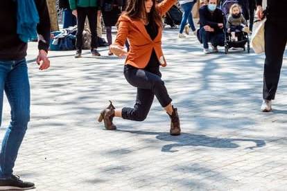 Falshmob dans la rue Paris