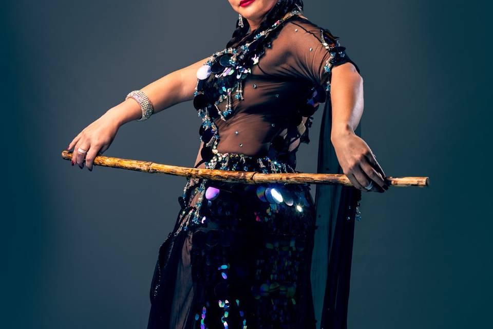 Style de danse orientale avec