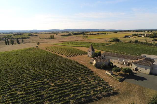 Le domaine vu du ciel