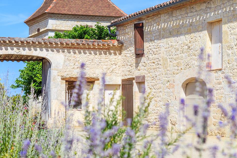 Le corps de ferme du domaine