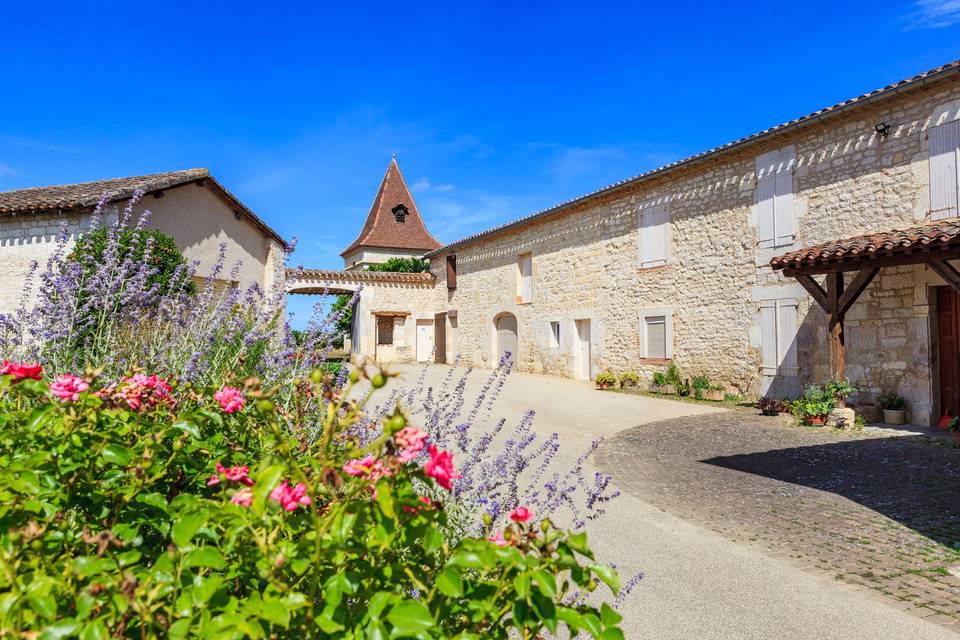 Les bâtisses du domaine