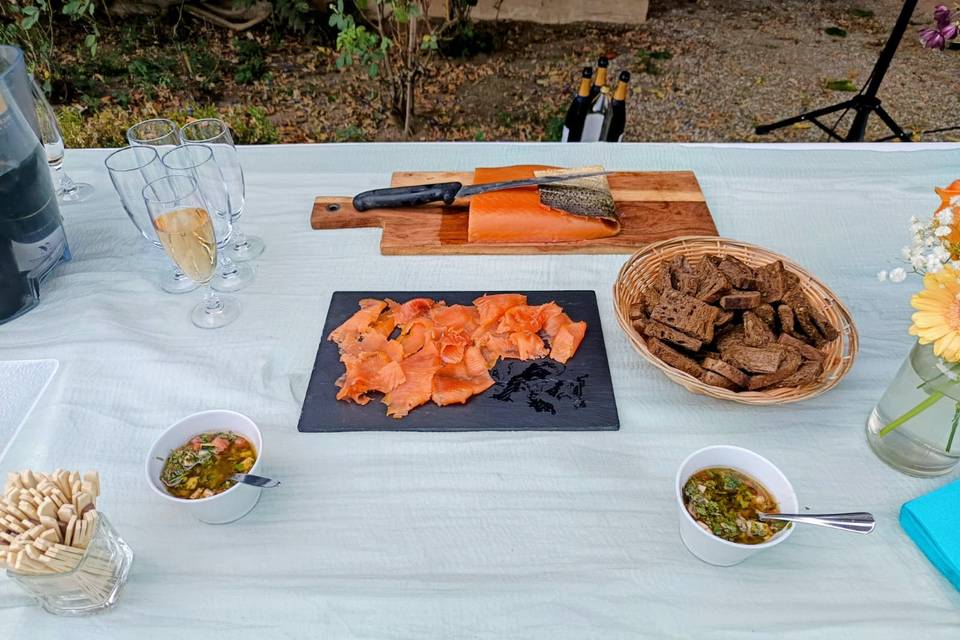 Atelier saumon fumé