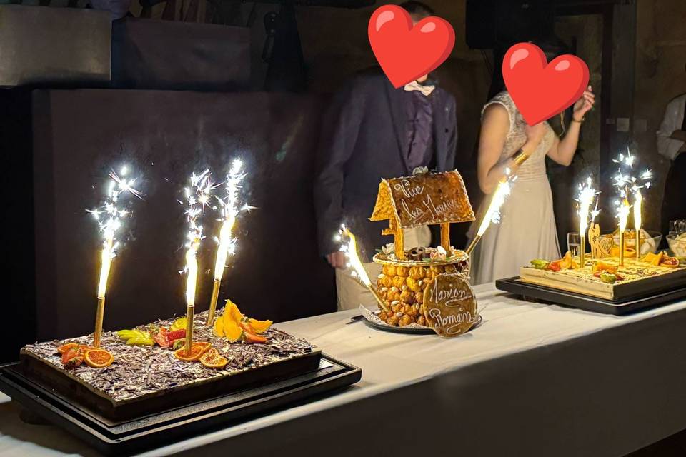 Buffet des mariés