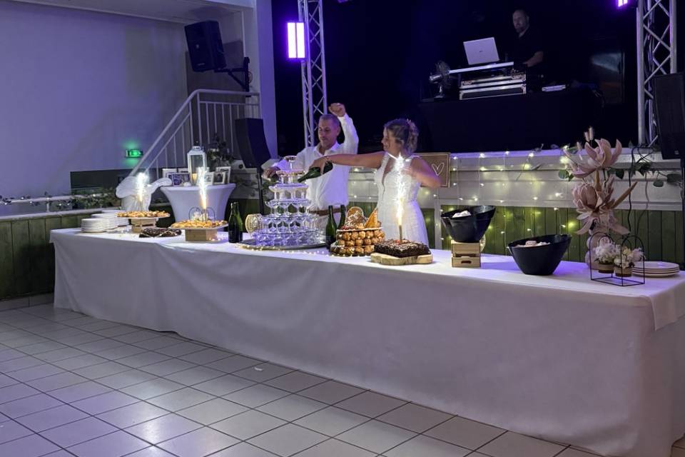 Buffet des marié