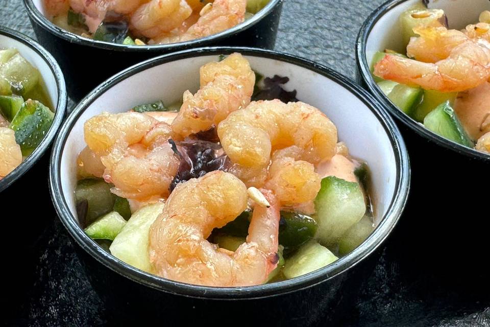 Poke bawl de crevettes