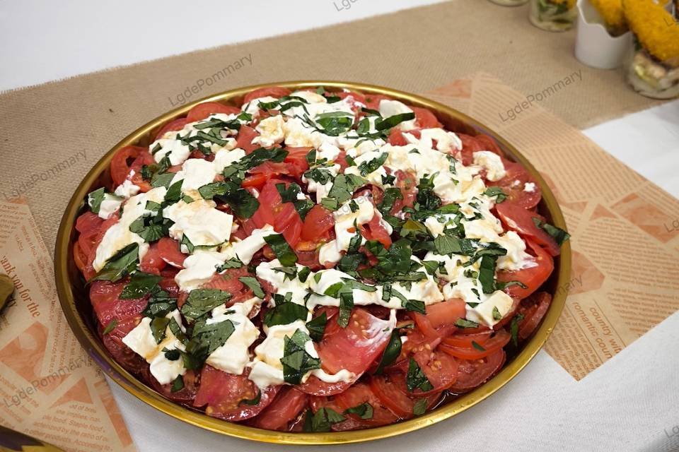 Tomates burrata balsamique fra