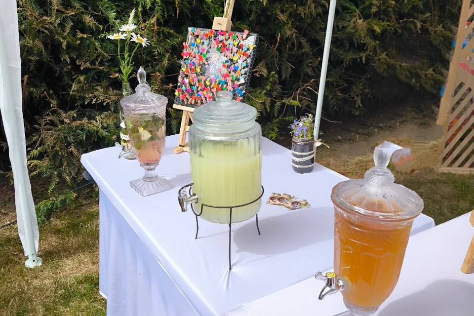 Trio de boissons fraîches