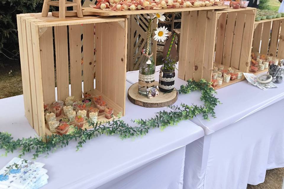Vin d'honneur champêtre