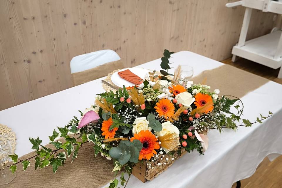 Déco de table wedding Fabienne
