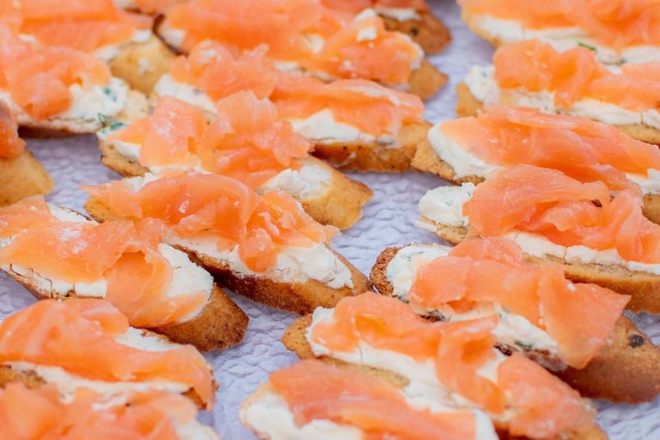 Crostini saumon