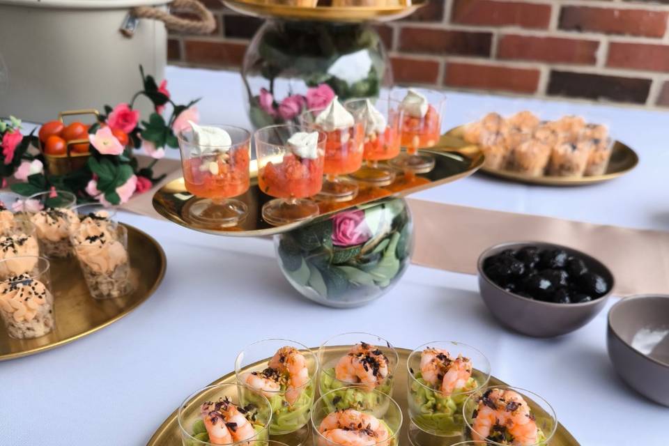 Gourmandises vin d'honneur