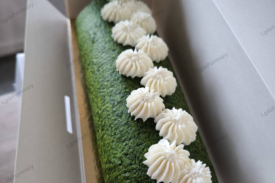 Bûche saumon épinards