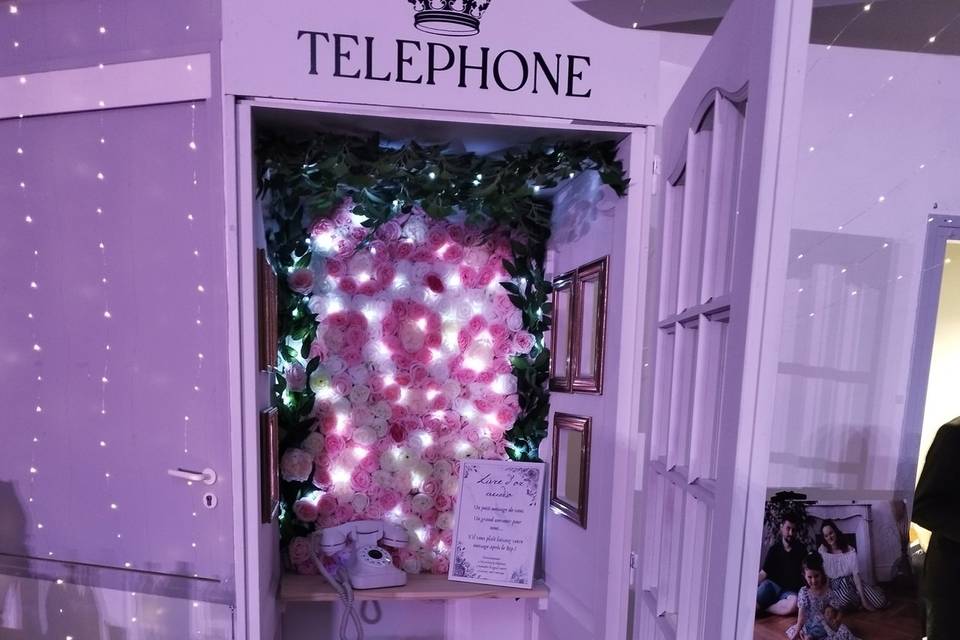 Téléphone audio cabine
