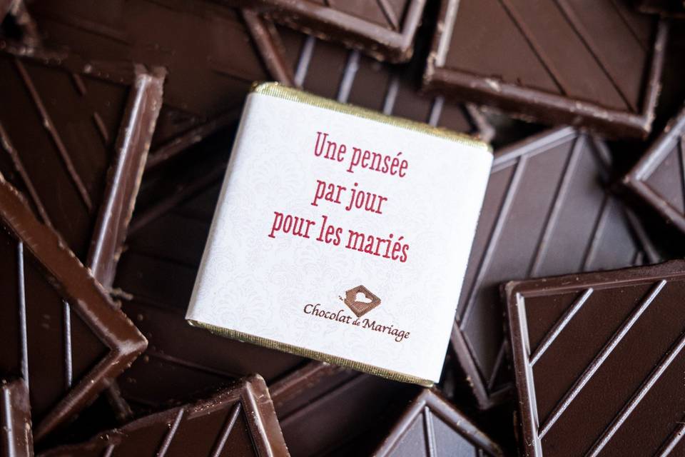 Offrir des tablettes de chocolat personnalisées - Marie Claire