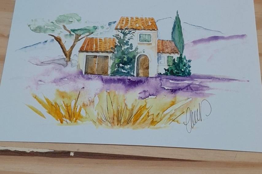 Aquarelle Provence