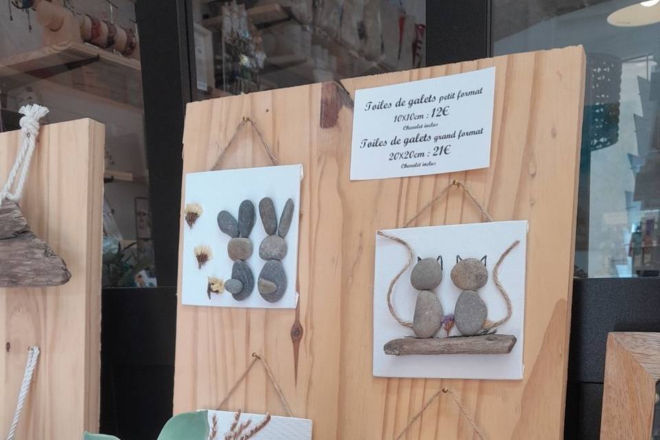 Tableaux de galets