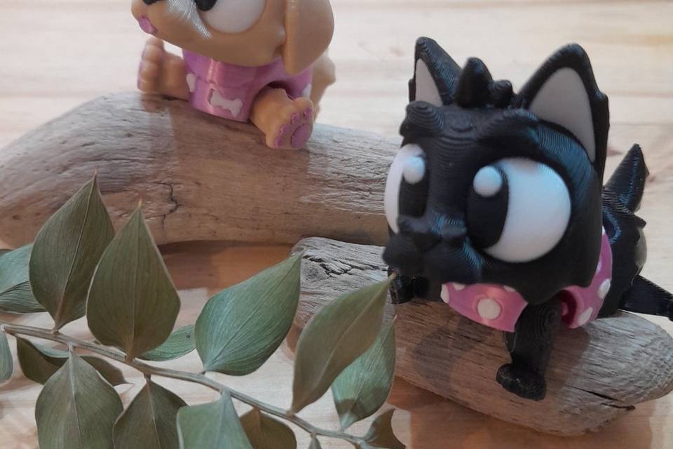 Personnages impression 3D