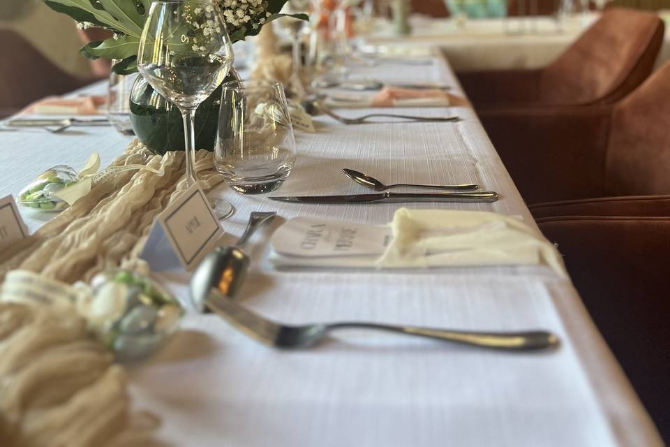 Exemple de décoration de table