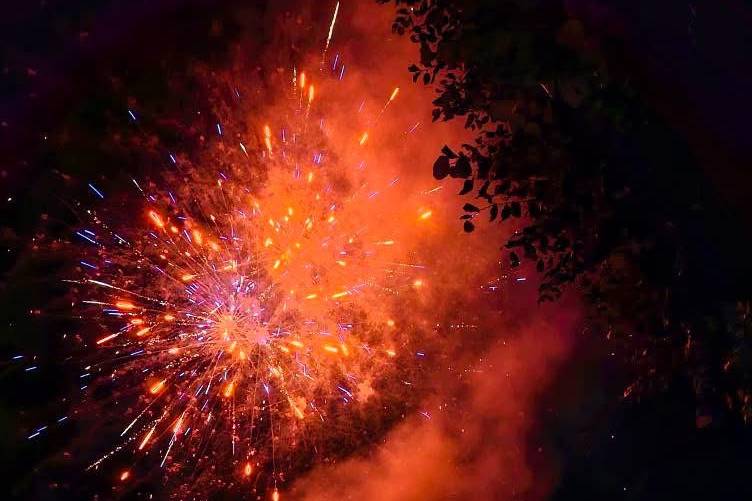 Le feu d'artifice