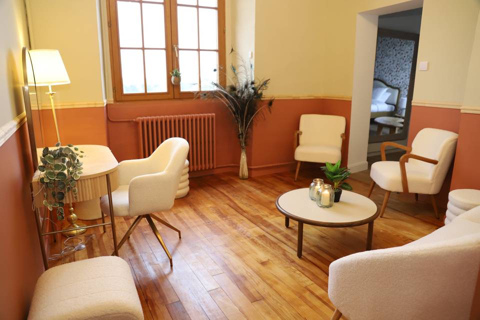 Salon privatif suite nuptiale