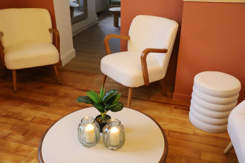 Salon privatif suite nuptiale