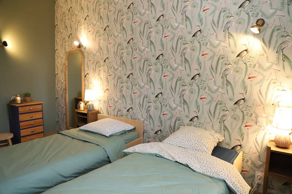 Chambre verte 1 RDC Norme PMR