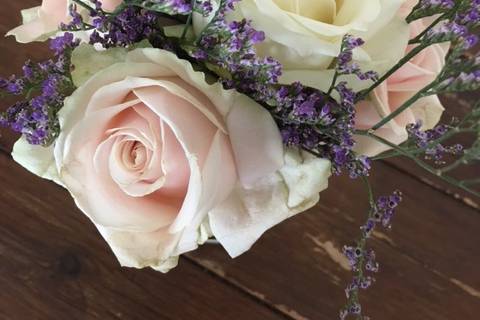 Bouquet de Demoselle Rose pâle