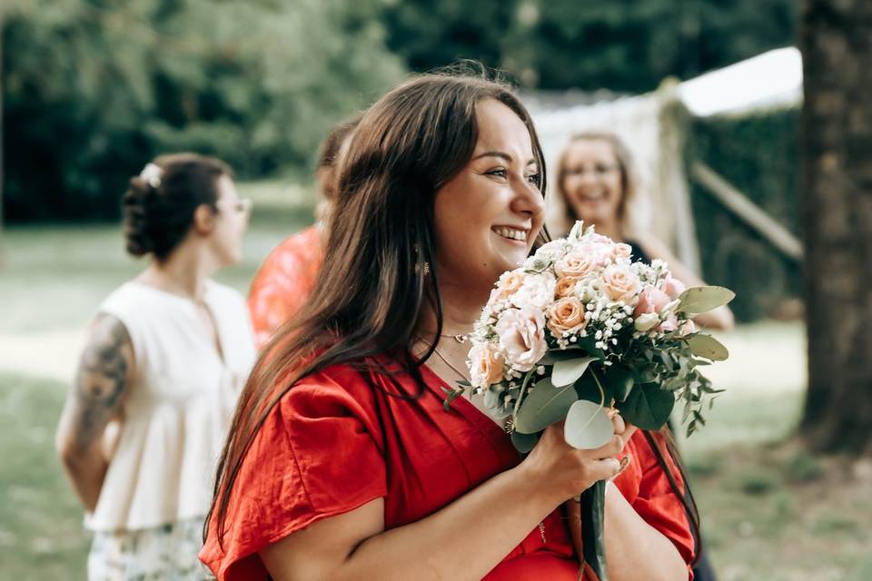 Le lancer de bouquet