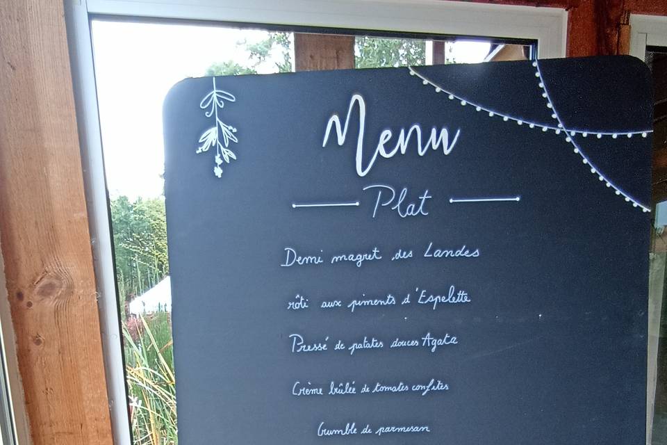 Menu.