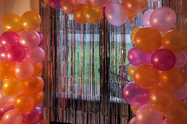 Arche rose et orange