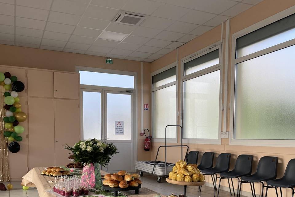 Buffet pot de départ