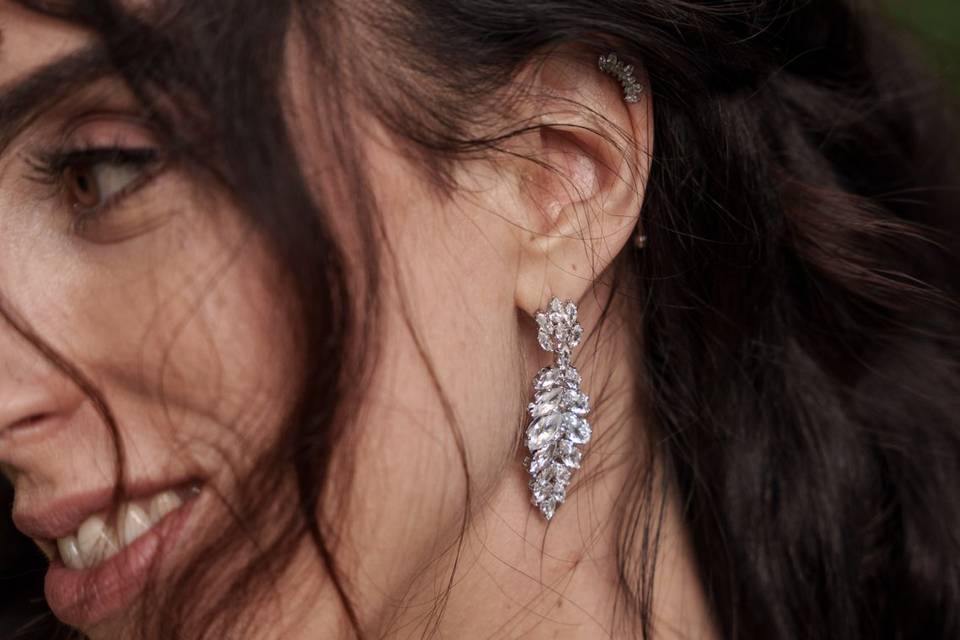 Détail boucle d'oreille