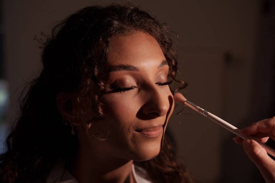 Préparatif maquillage
