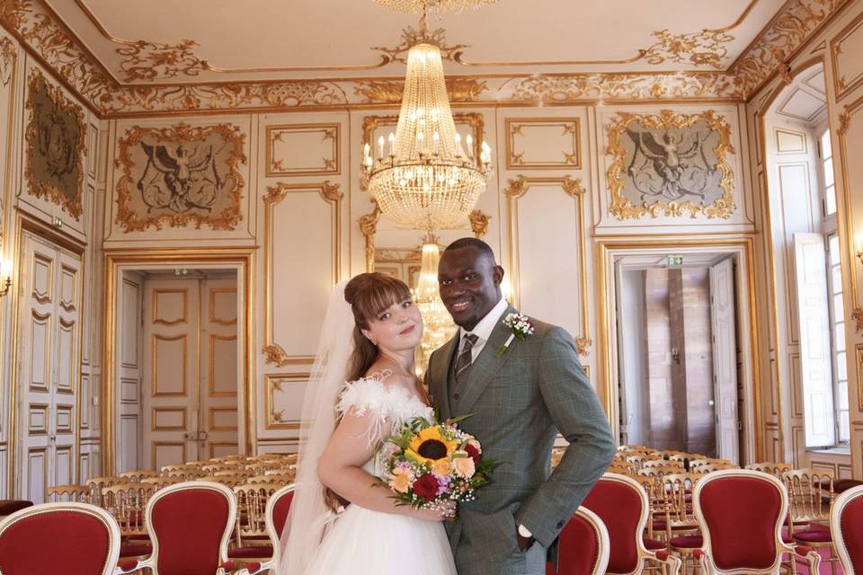Mairie photo de couple lustre