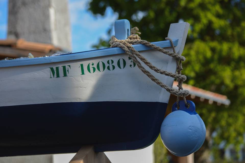 La barque de présentation
