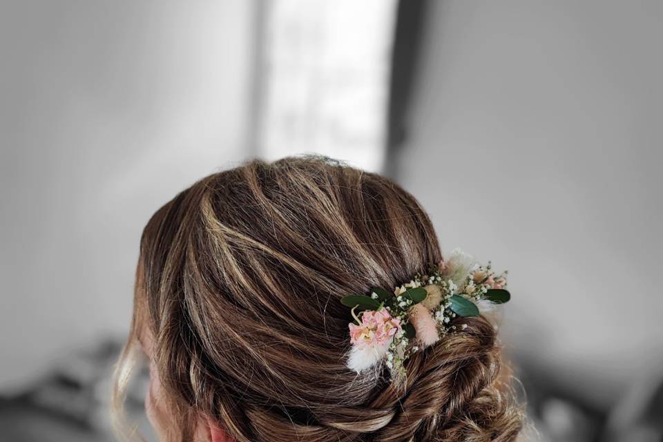 Chignon bas mariée