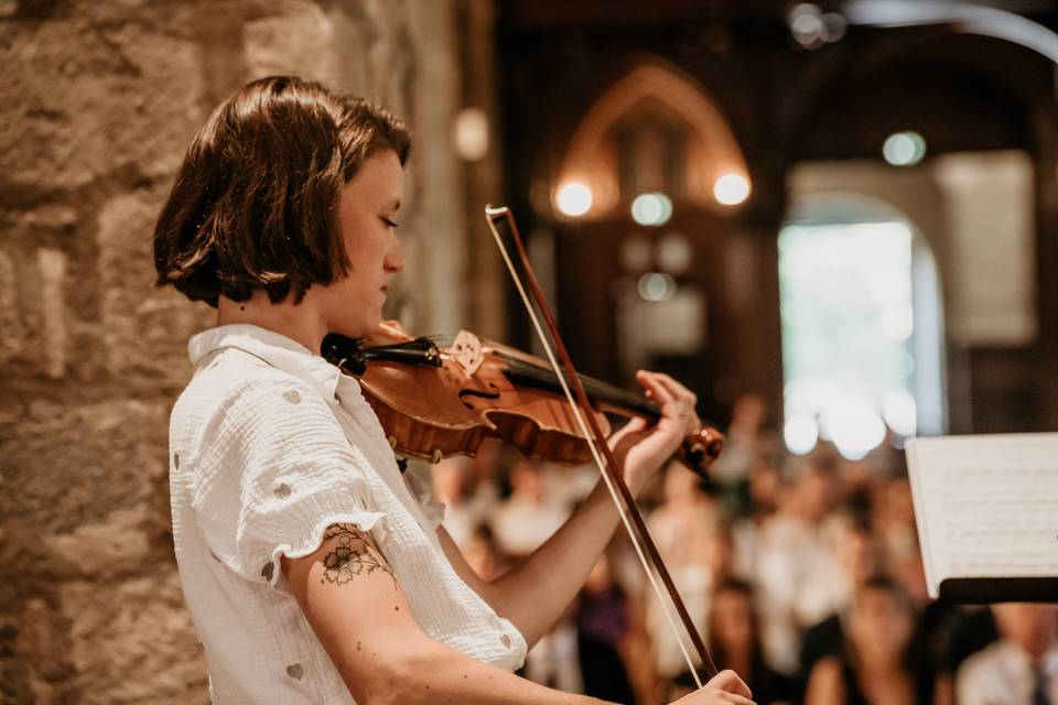 Une cérémonie au violon