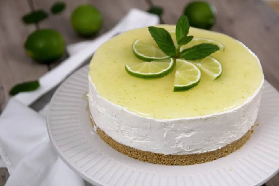 Cheesecake limon verde