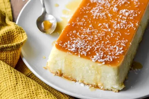 Flan de coco