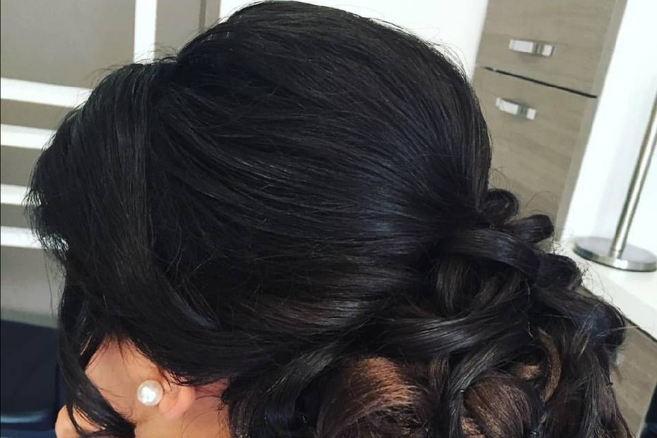 Chignon bas bohème