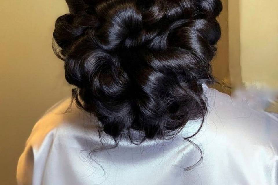 Chignon bas glamour