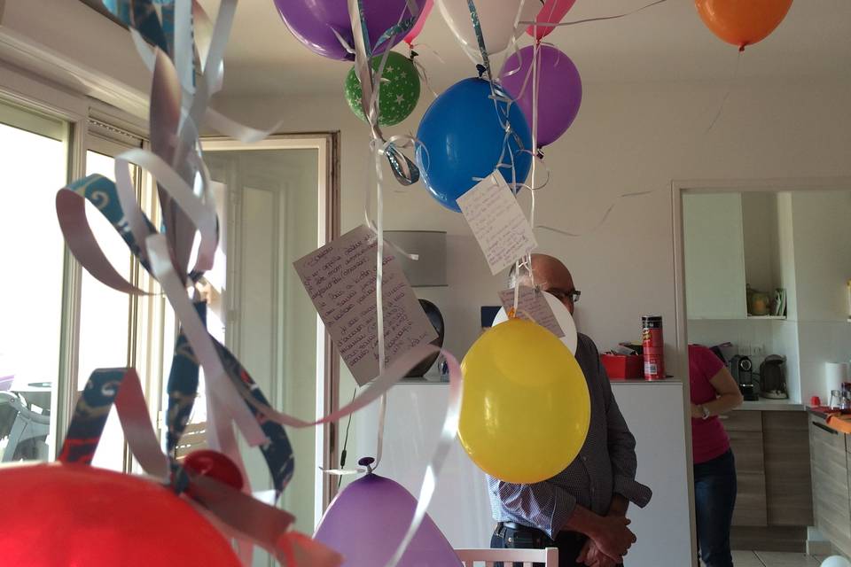 Lâcher de ballons