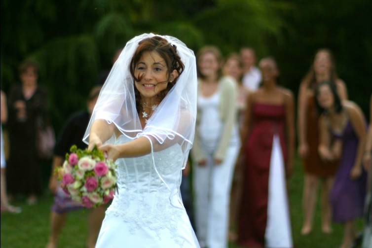 Le lancer du bouquet