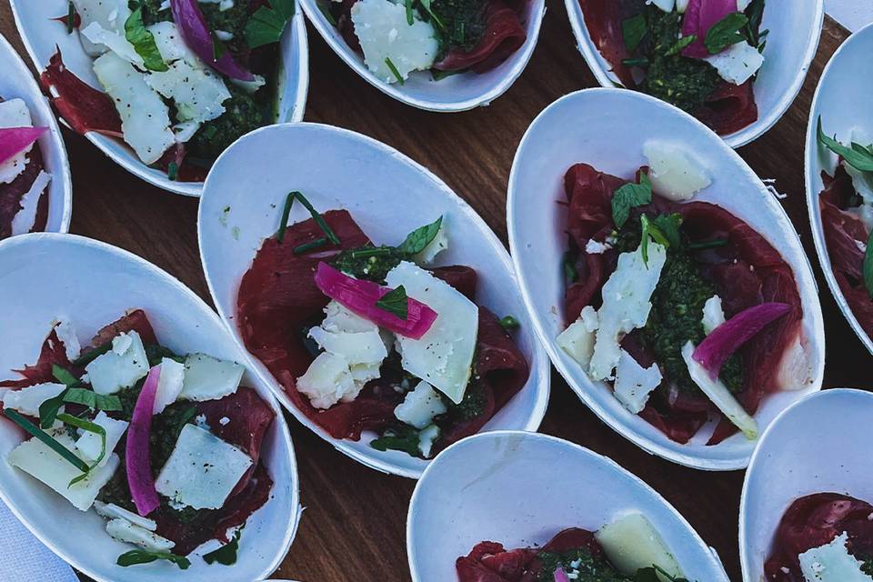 Carpaccio de boeuf