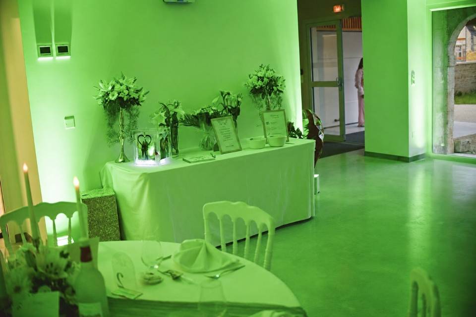 Thème vert et blanc