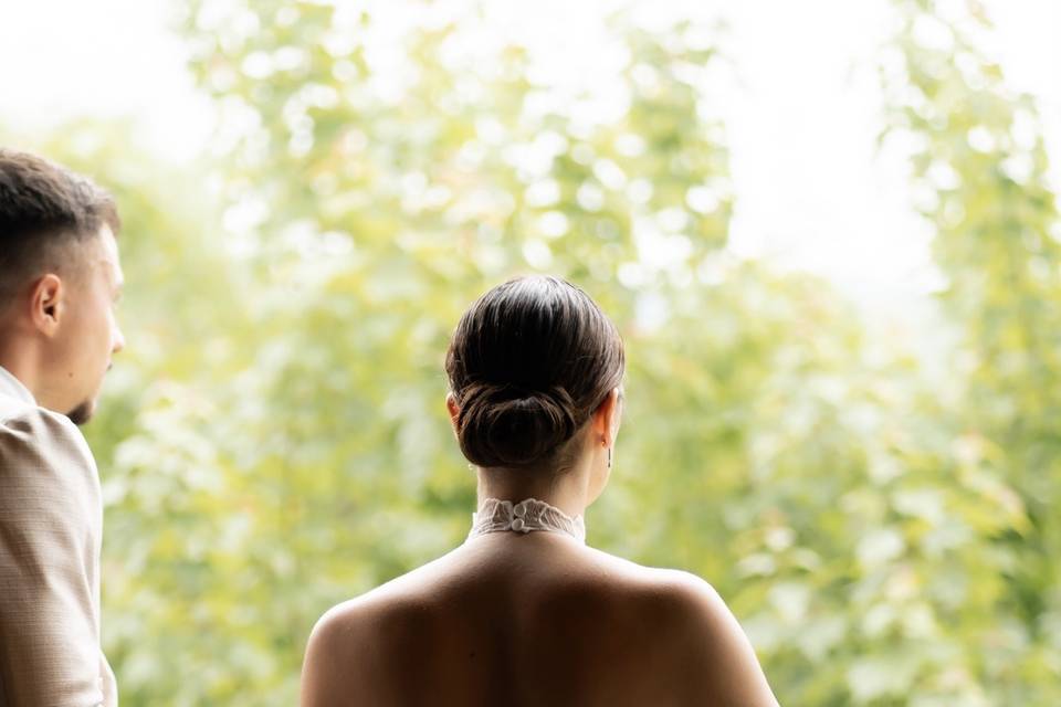 Robe de mariée dos nu