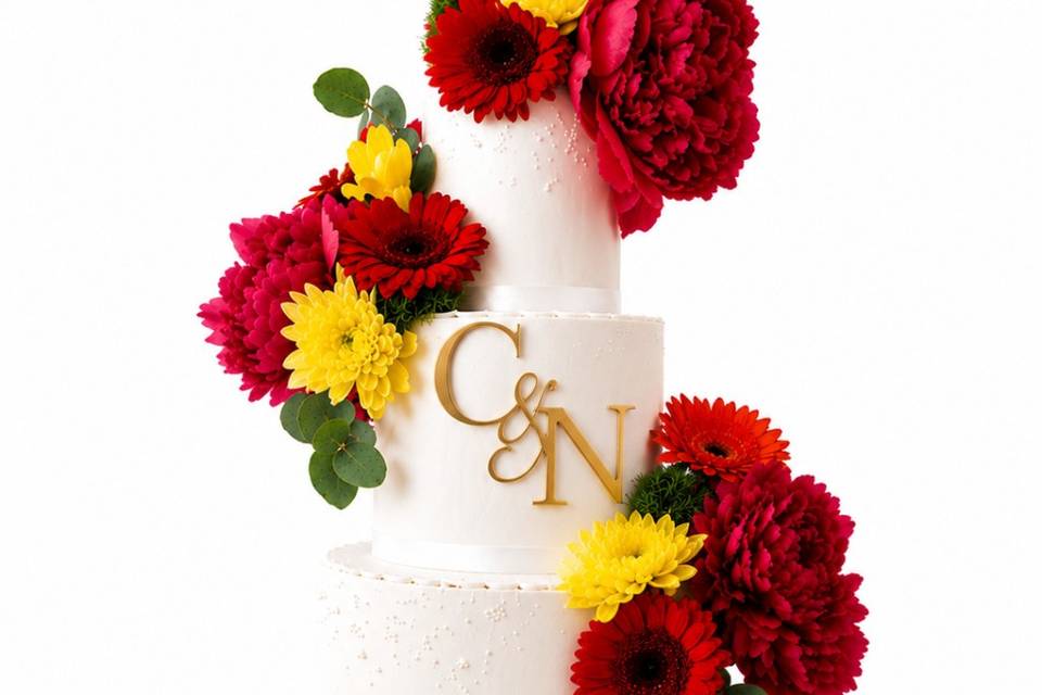Gâteau en couleur