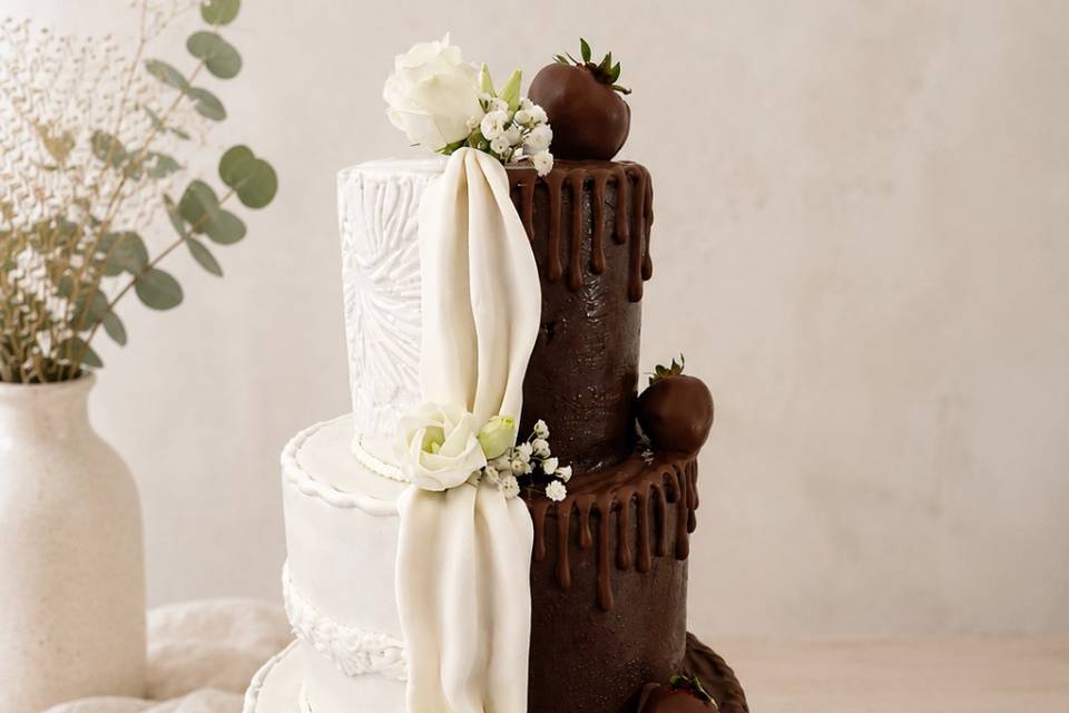 Blanc et chocolat