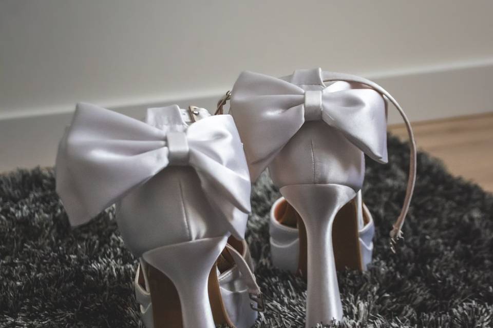 Chaussure de la mariée